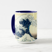 Mug Vintage La Grande Vague de Kanagawa (Devant gauche)