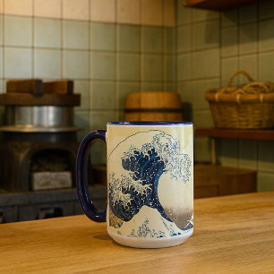 Mug Vintage La Grande Vague de Kanagawa