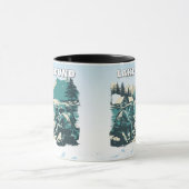 Mug Vintage Lake Bound Camping Campfire Graphic (Centre)