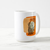 Mug Vintage Leopard (Devant droit)