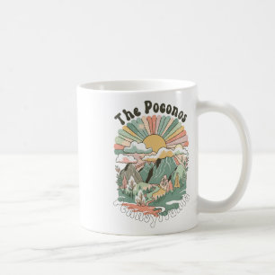 Mug Vintage Les Montagnes Poconos Pennsylvanie Randonn