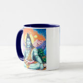 Mug Vintage Lord Shiva - Samadhi Trishula Design (Devant gauche)