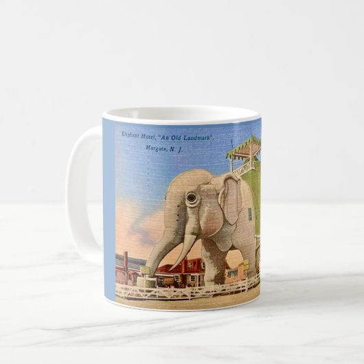 Mug Vintage Lucy Elephant (Devant gauche)