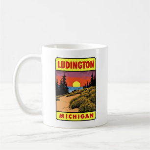 Mug Vintage Ludington Michigan
