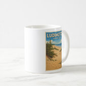 Mug Vintage Ludington Michigan (Devant droit)