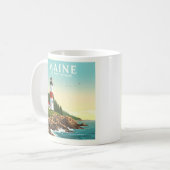 Mug Vintage Maine (Devant gauche)