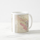 Mug Vintage Map of Albany (Devant droit)
