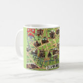 Mug Vintage Map of Cambridge Postcard (Devant gauche)