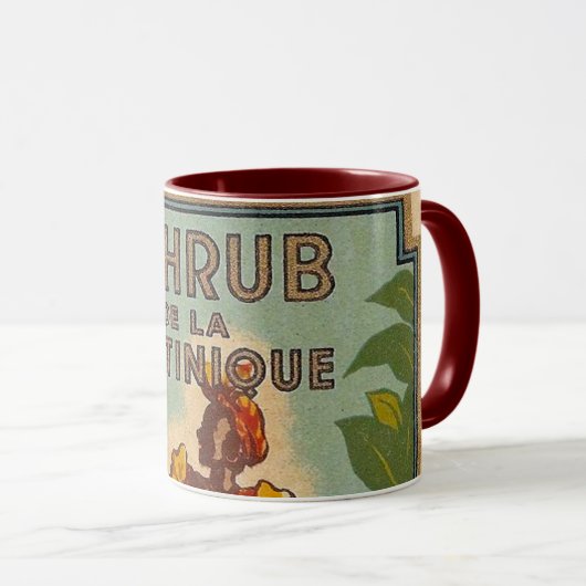 Mug Vintage Martinique (Devant droit)