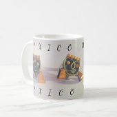 Mug Vintage Maya Thème Artistique Mexique (Devant gauche)