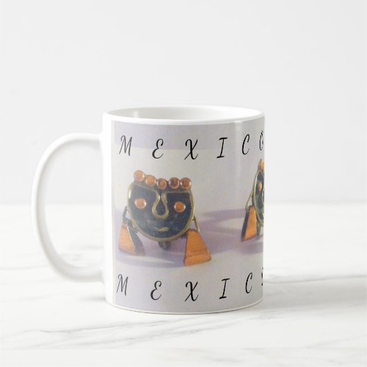 Mug Vintage Maya Thème Artistique Mexique (Gauche)