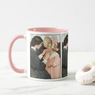Mug Vintage Mère et Enfant par Jessie Willcox Smith