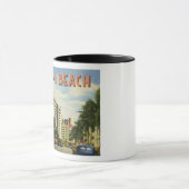 Mug Vintage Miami Beach Collin’s Avenue (Centre)