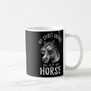 Mug Vintage Mon Esprit Animal Est Un Cheval