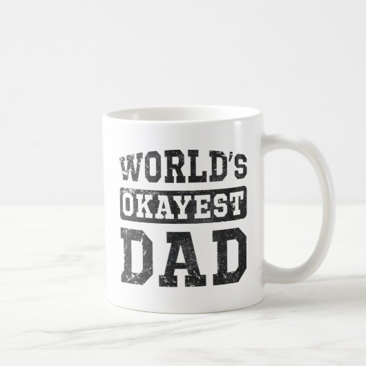 Mug Vintage monde de la boue classique papa Okayest (Droite)