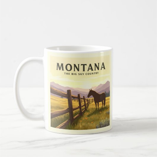 Mug Vintage Montana (Gauche)