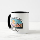 Mug Vintage Mountain Adventure (Devant gauche)