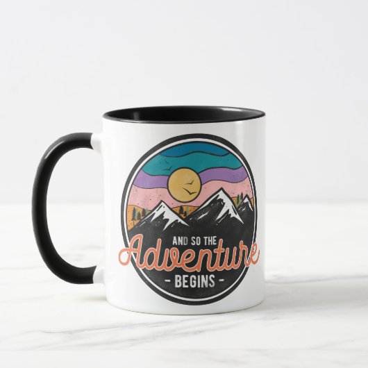 Mug Vintage Mountain Adventure (Gauche)