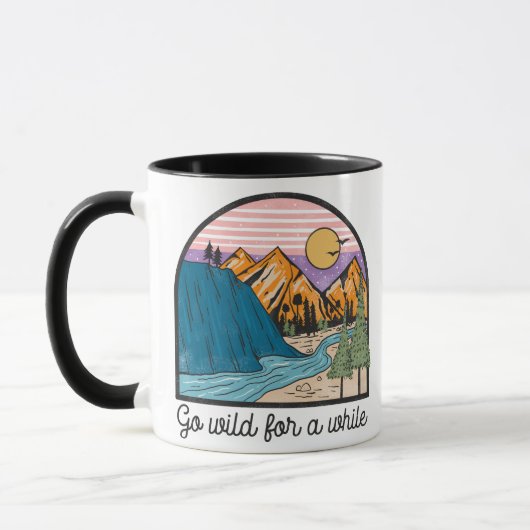 Mug Vintage Mountain Adventure (Gauche)