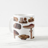 Mug Vintage Mushroom Family Botanique Imprimer (Devant gauche)