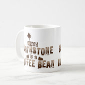 Mug Vintage My Birthstone is a Coffee Bean (Devant gauche)