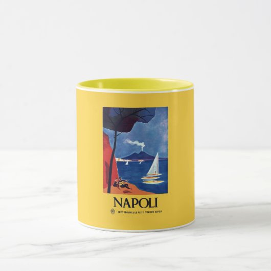 Mug Vintage Naples Italie Travel (Centre)