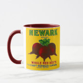 MUG ~ VINTAGE NEWARK D'ÉTIQUETTE DE CAISSE D'EMBALLAGE (Gauche)