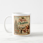 mug vintage Noël enfants  (Gauche)