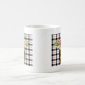 Mug Vintage Noël Salutations Dame (Centre)