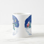 Mug Vintage Noël Snowman Wave (Centre)