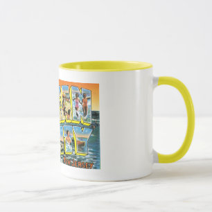 Mug Vintage Ocean City, NJ Postcard Mugs, Steins