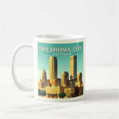 Mug Vintage Oklahoma City Oklahoma (Gauche)