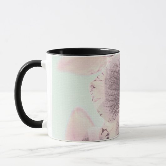 Mug Vintage, Orchidée (Gauche)