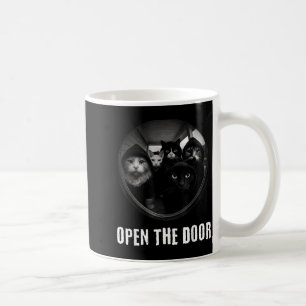 Mug Vintage Ouvrez La Porte Drôle Mème Gang Sarcastiqu