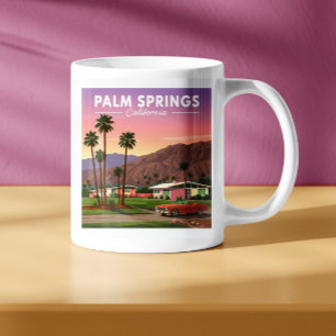 Mug Vintage Palm Springs Californie