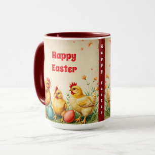Mug Vintage Pâques 3 Petite Collection de vacances de