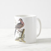 Mug Vintage Passenger Pigeon Illustration (Devant droit)