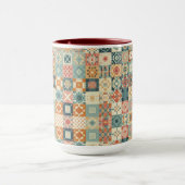 Mug Vintage, patchwork, paré (Centre)