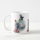 Mug Vintage Patriotique Lady Liberty Magazine Couvertu (Gauche)