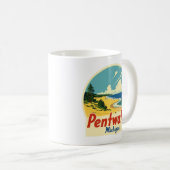 Mug Vintage Pentwater Michigan (Devant droit)