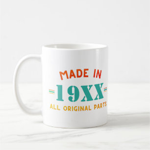 Mug Vintage Personnalisé Fait À L'Anniversaire