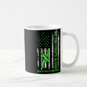 Mug Vintage Personne Ne Se Bat Seul Sensibilisation à