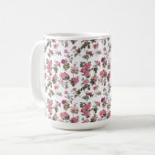 Mug Vintage Pink Roses (Devant gauche)