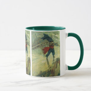 Mug Vintage Pirate, le Hollandais volant par Howard Py