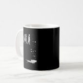 Mug Vintage Plongée Evolution Diver Diver Diver Diver (Devant gauche)