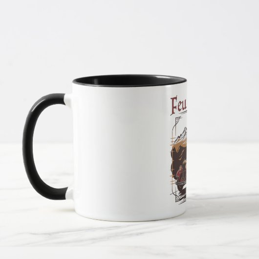 Mug Vintage Pompier - Rétro Design (Gauche)