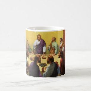 Mug Vintage Religion, La Dernière Cène avec Jésus-Chri