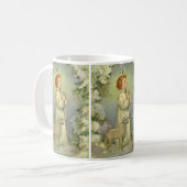 Mug Vintage Religion, le Christ Bon Berger (Devant gauche)