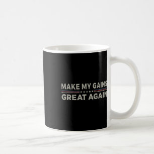 Mug Vintage Rendre mes gains super encore Funky Gym Ex