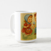 Mug Vintage/retro 1950s Easter egg hunt (Devant gauche)
